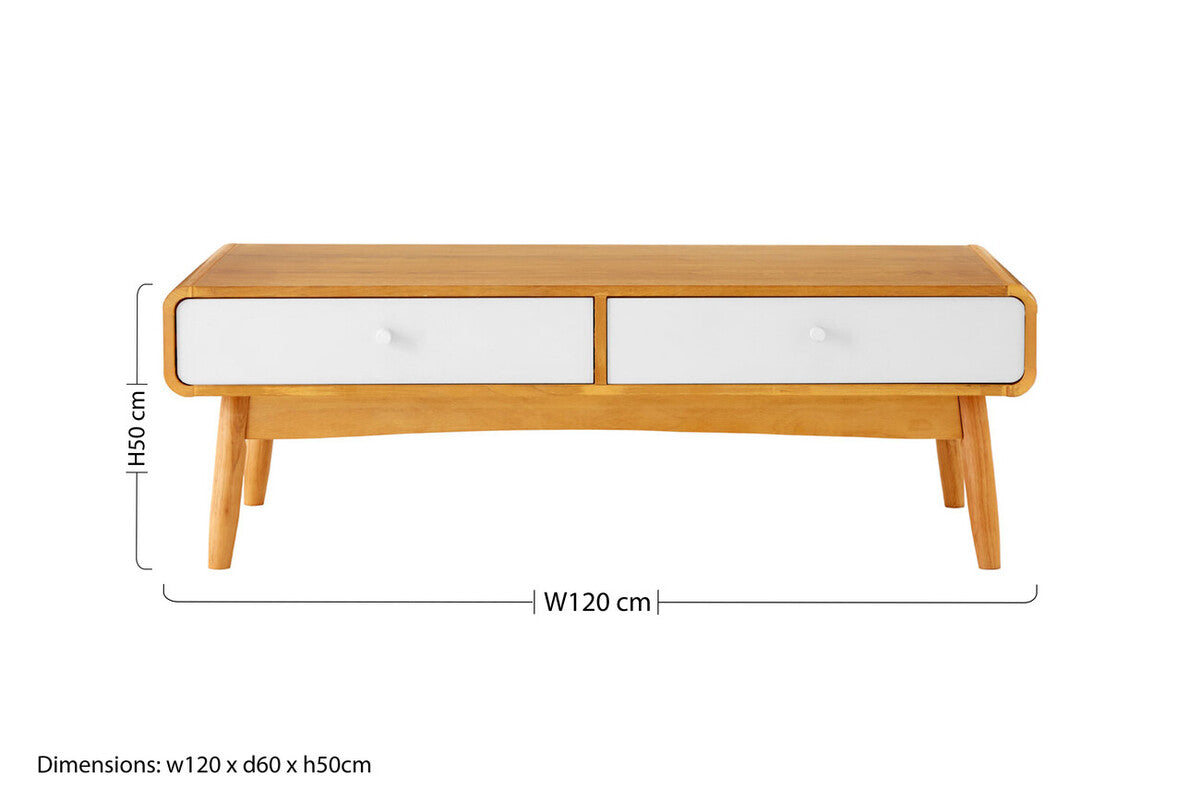 Malmo 2 Drawers Coffee Table