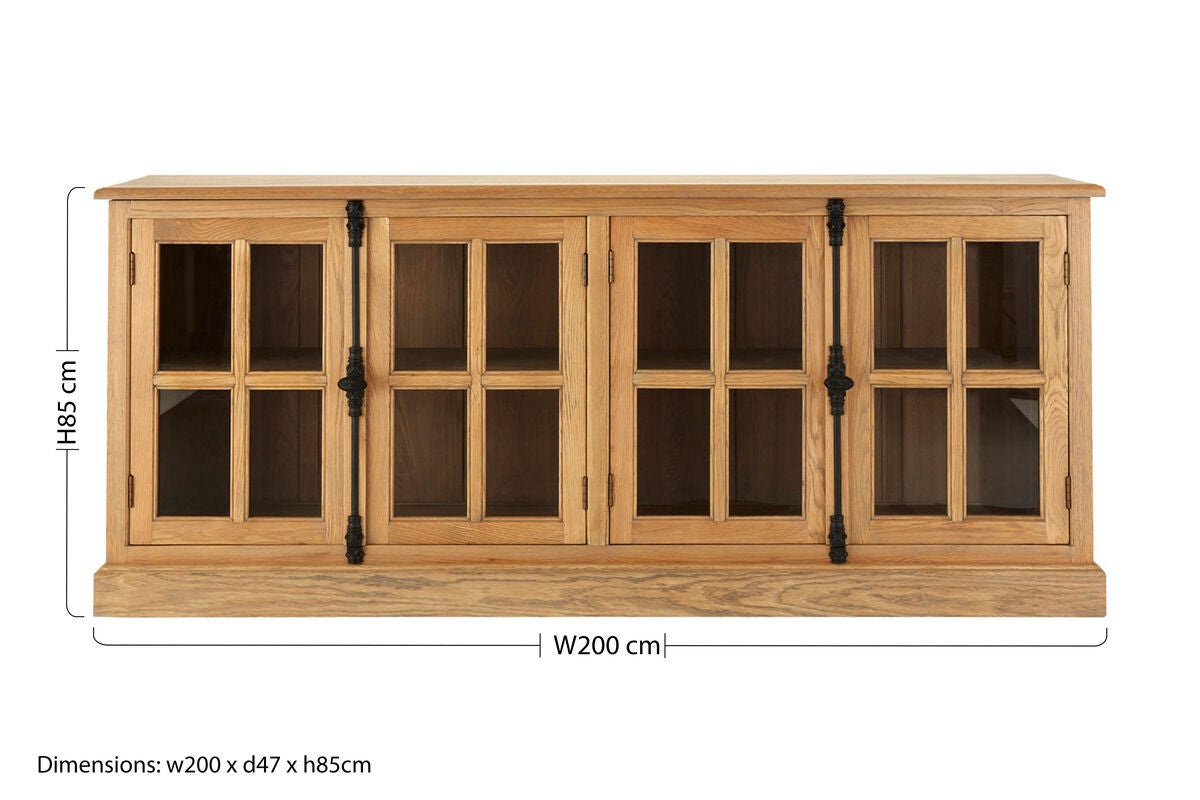 Lyon Oak Wood Sideboard