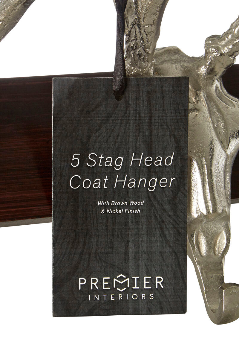 5 Stag Head Hanger