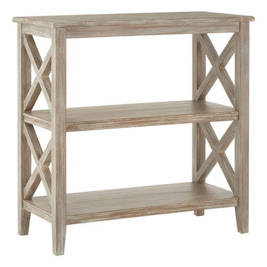 Heritage Natural Wash Two Shelf Bookcase