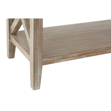 Natural Wash Two Shelf Bookcase, Heritage