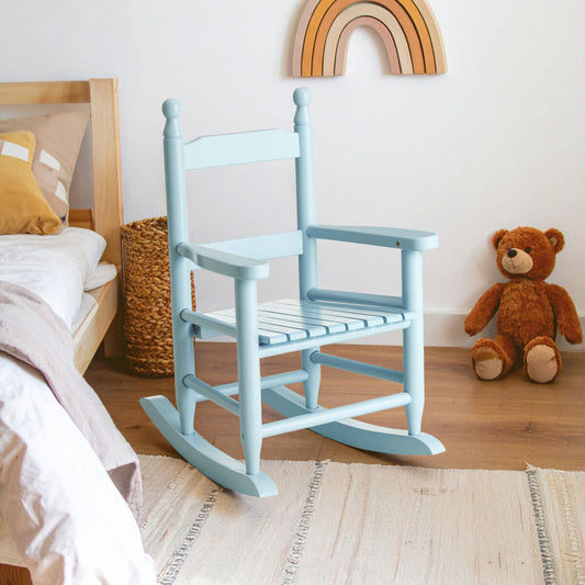 Kids Blue Rocking Chair