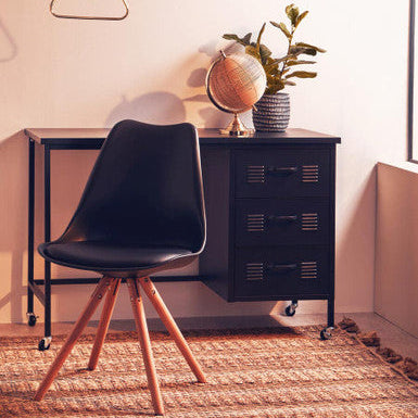 Stockholm Black Retro Chair