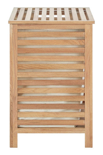Walnut Wood Laundry Hamper