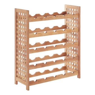 ARLA 25 Bottle Wooden Wine Rack