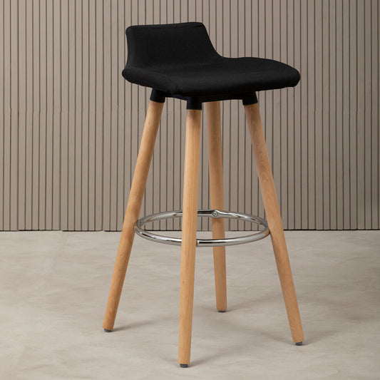 Stockholm Black Bar Stool