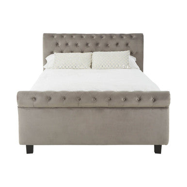 Grey Ottoman King Bed | Orlando