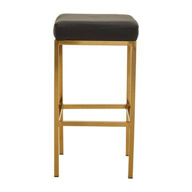 Black and Gold Finish Bar Stool | Baina
