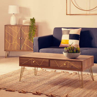 Flori Two Drawer Coffee Table