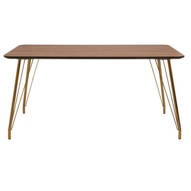 Veneto Dining Table With Natural Wood Effect Top