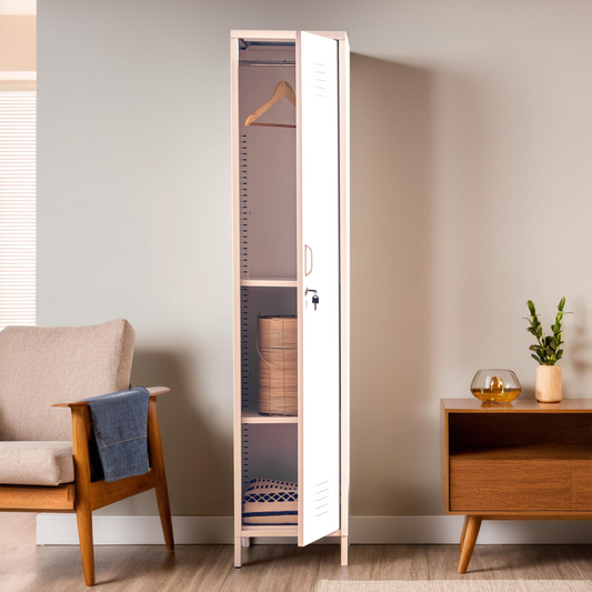 Academy White Tall One Door Locker