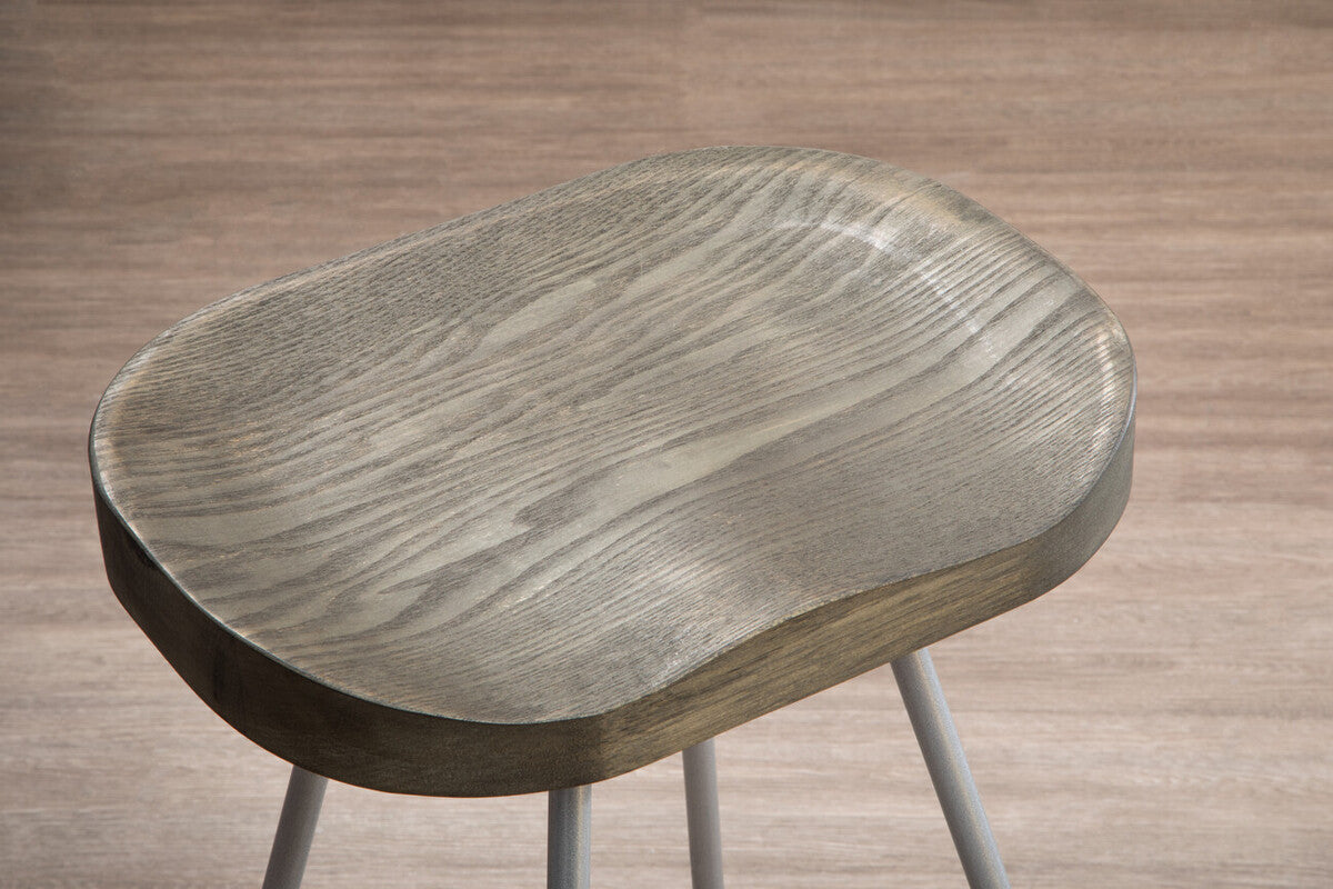 Silver Metal Frame Bar Stool | District