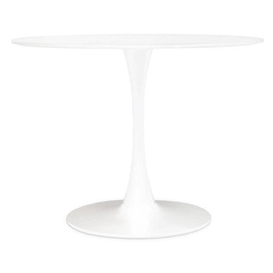 White Small Round Dining Table, Laila