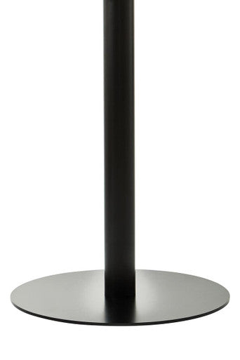 Metropolitan Round Matt Black Dining Table