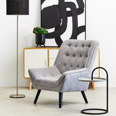 Trosa Grey And Black Hanging Top Side Table