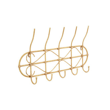 Natural Rattan Five Hook Hanger | Mataram