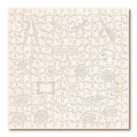 Water Lilies & Japanese Bridge