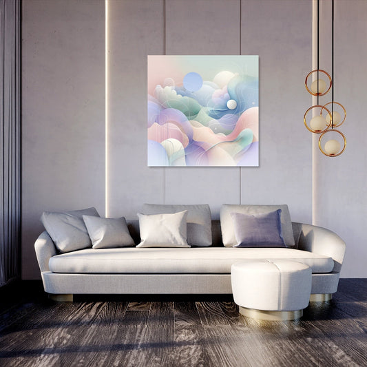 Serene Pastel Whisper Canvas