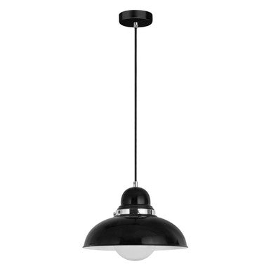 Black and Chrome Pendant Light | Jasper