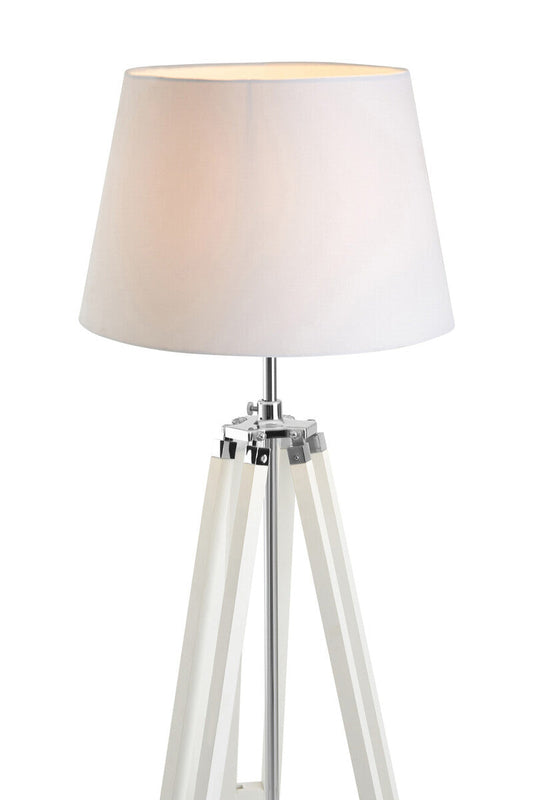 White Tripod Base Floor Lamp | Jasper