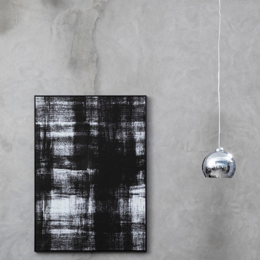 Osborn Chrome And White Inside Pendant Light