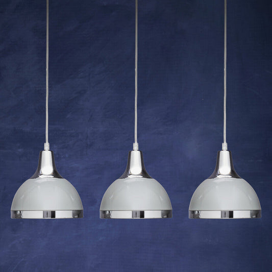 Vermont Three Shutter Grey Shades Pendant Light