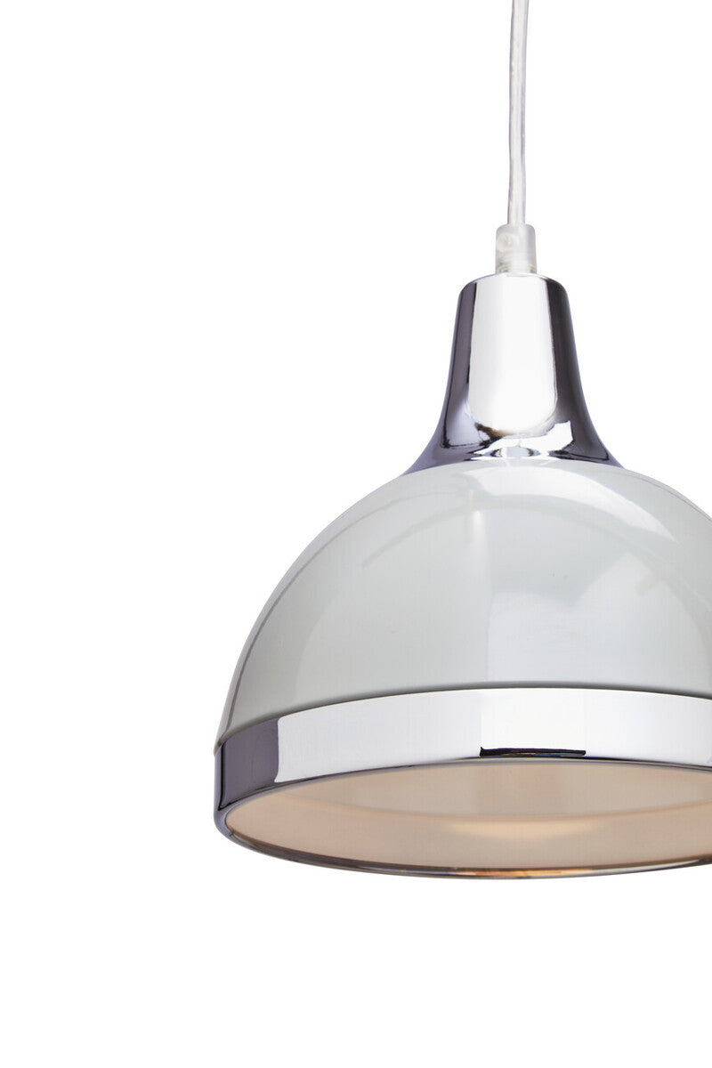 Vermont Three Shutter Grey Shades Pendant Light