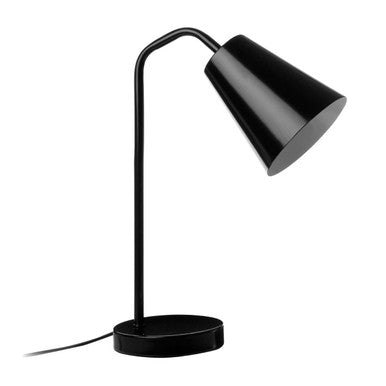 Black Metal Modern Desk Lamp | Shaina