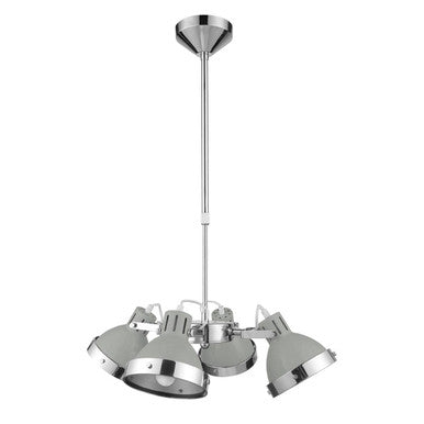 4 Light Grey Shades Pendant Light | Jasper