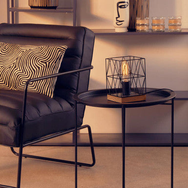 Bode Black Metal Table Lamp