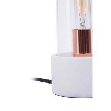 Bell Lamp with White Marble Base | Lamonte