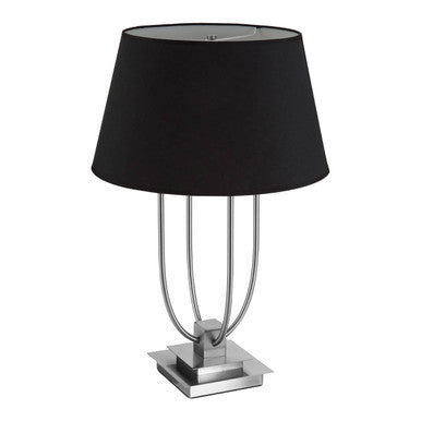 Regents Park Black Shade Table Lamp