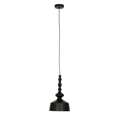 Black Matte Iron Pendant Light | Leni