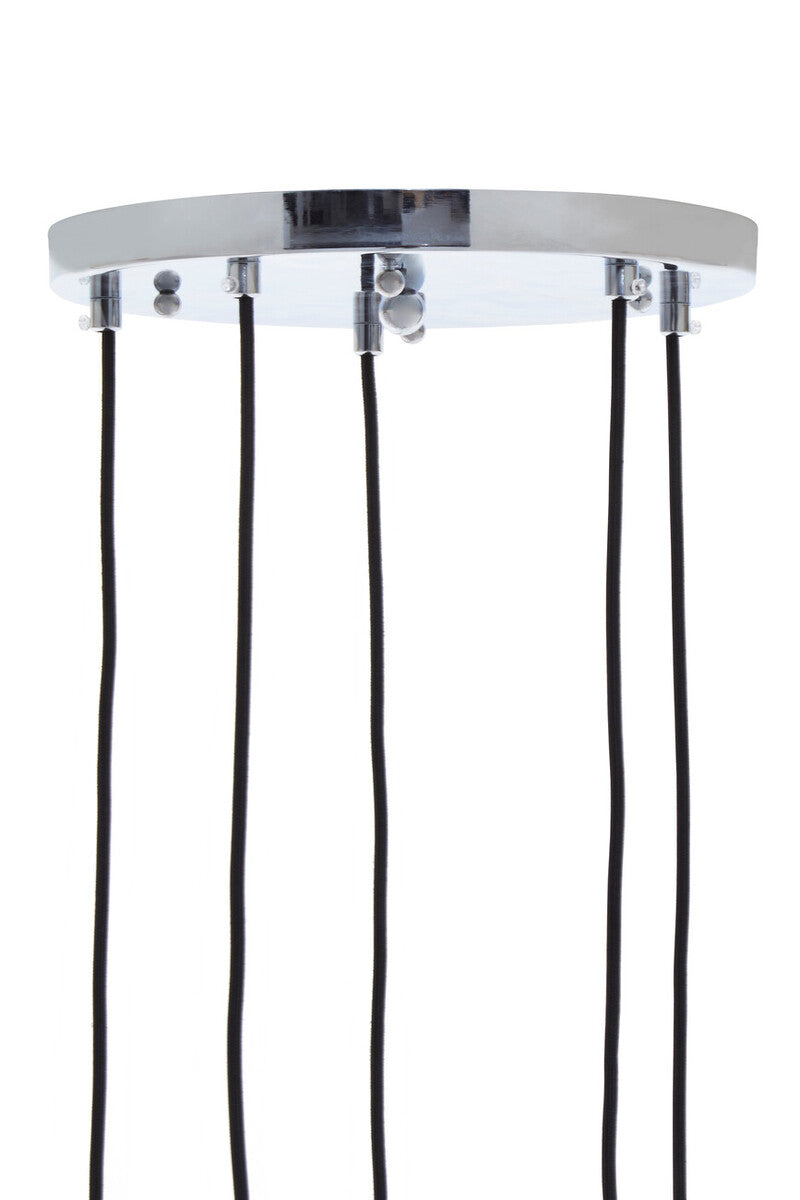 Chrome Finish Five Pendant Lights | Revive