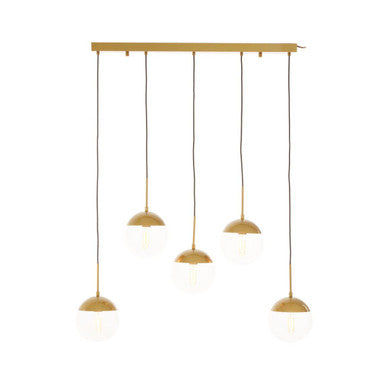 Gold Finish Glass Shades Pendant Light | Revive