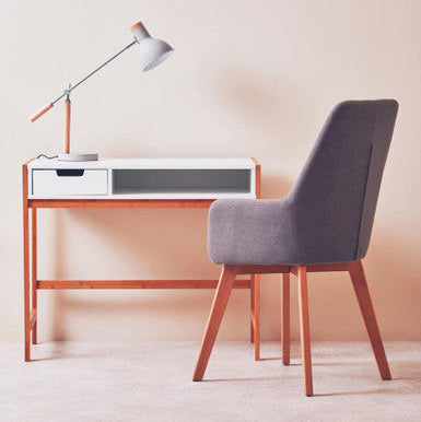 Stockholm Matte Grey Table Lamp