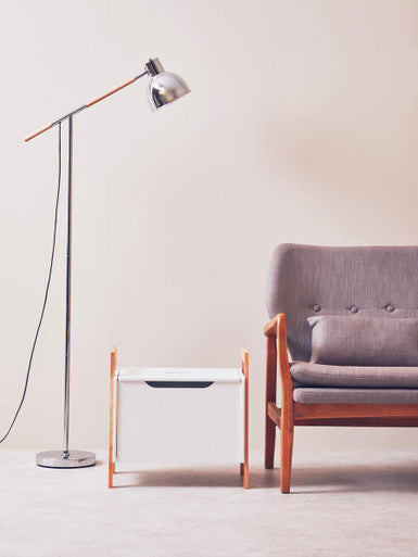 Stockholm Chrome Adjustable Floor Lamp