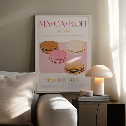 French Macaron Delight Print