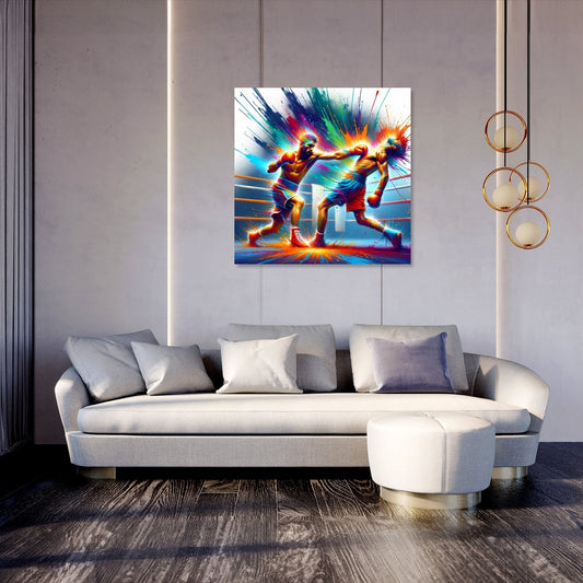 Colorful Knockdown Canvas