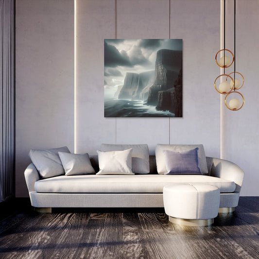 Coastal Cliffs Canvas