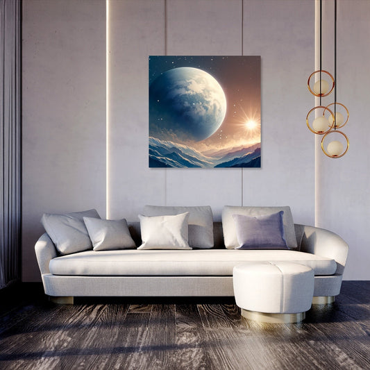 Planetary Serenity Canvas