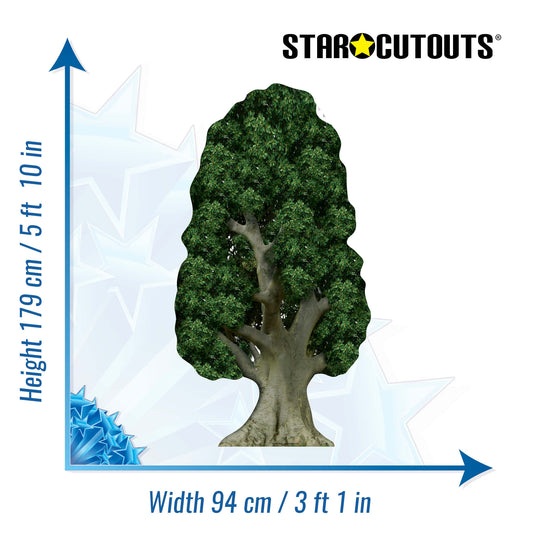 SC275 Tree Cardboard Cutout Height 179cm