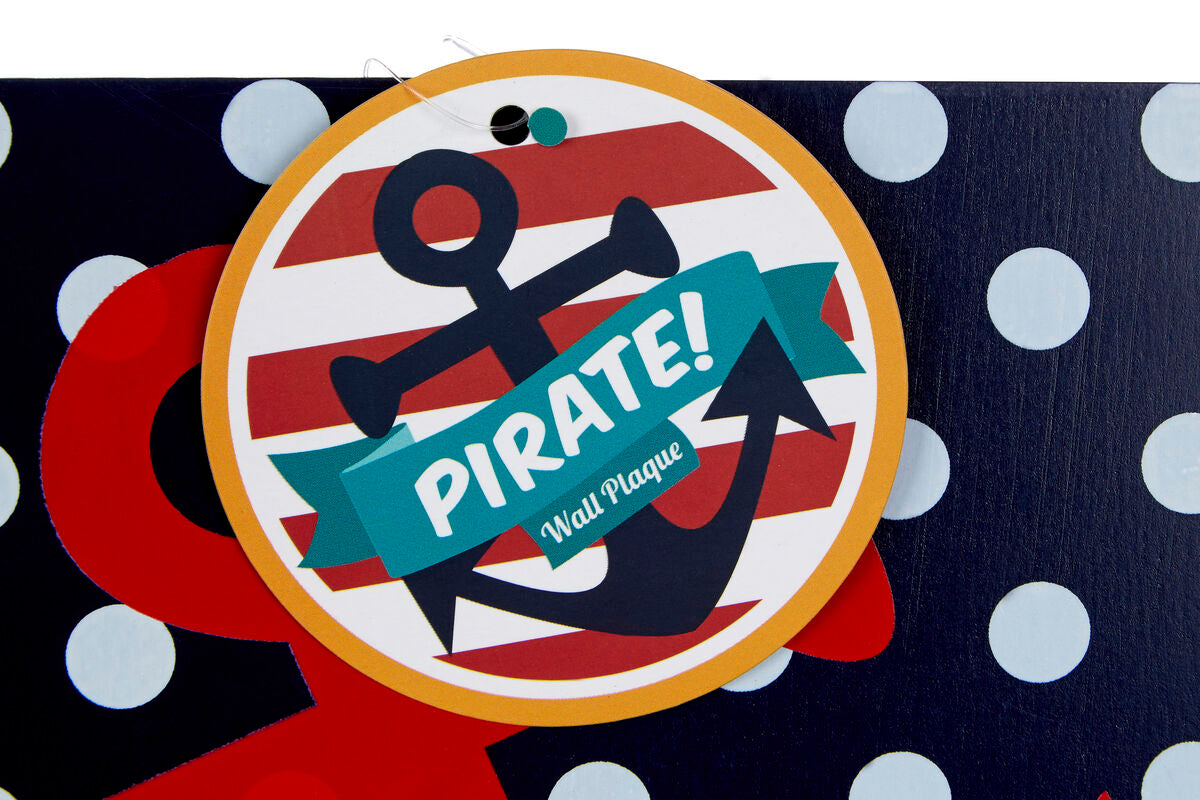 Pirate 3 Assorted Wall Plaque
