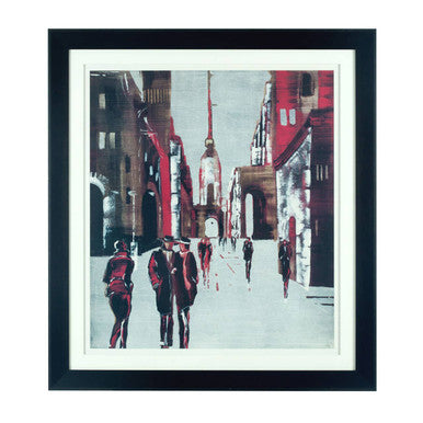 Framed Drawing Wall Art | City