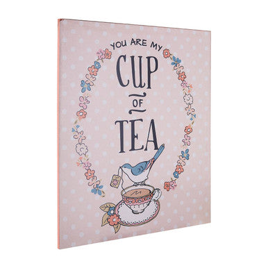 Cup of Tea Wall Plaque | Pretty Things