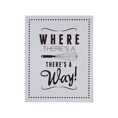 Where There's A Whisk Wall Plaque | Pun and Games