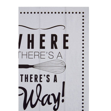 Where There's A Whisk Wall Plaque | Pun and Games