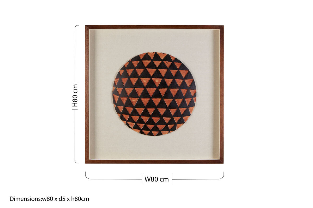 Framed Geo Design Wall Art | Nason