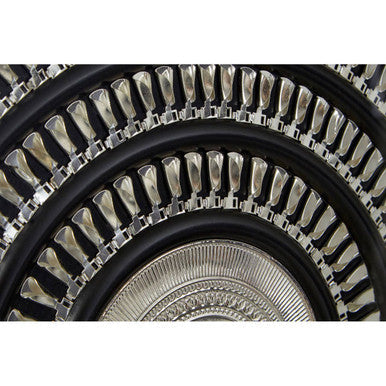 Nason Framed Silver Disc Wall Art