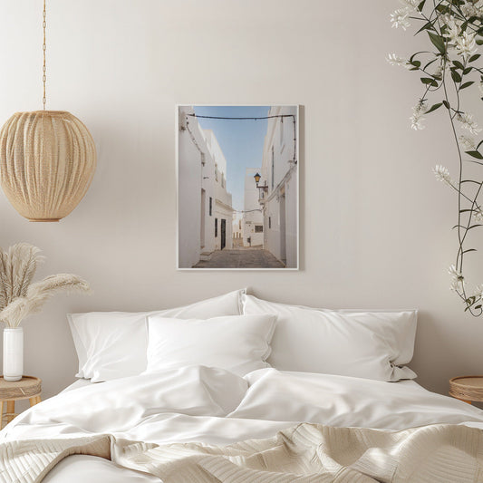The White town of Spain Print